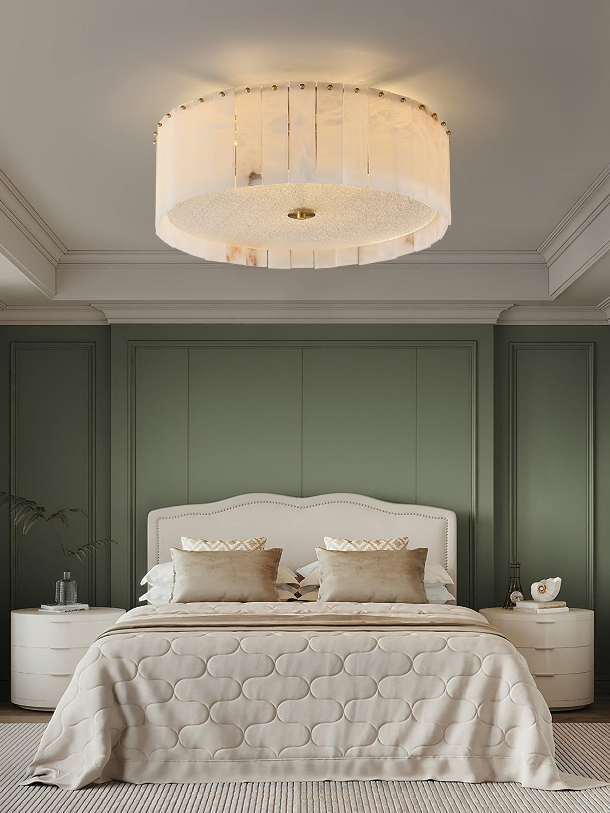 Elysian Alabaster Ceiling Lamp - Zelno Lighting