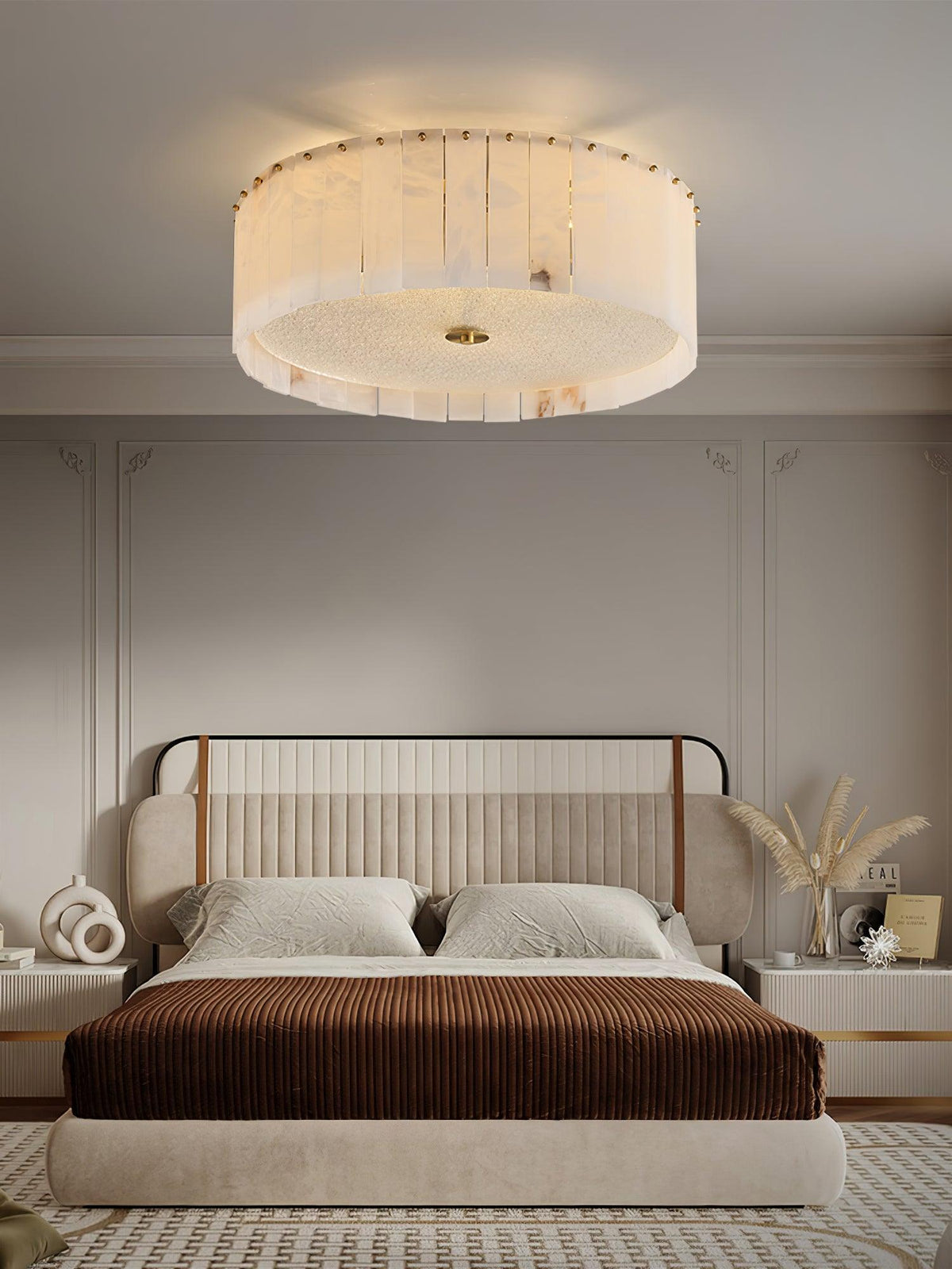 Elysian Alabaster Ceiling Lamp - Zelno Lighting