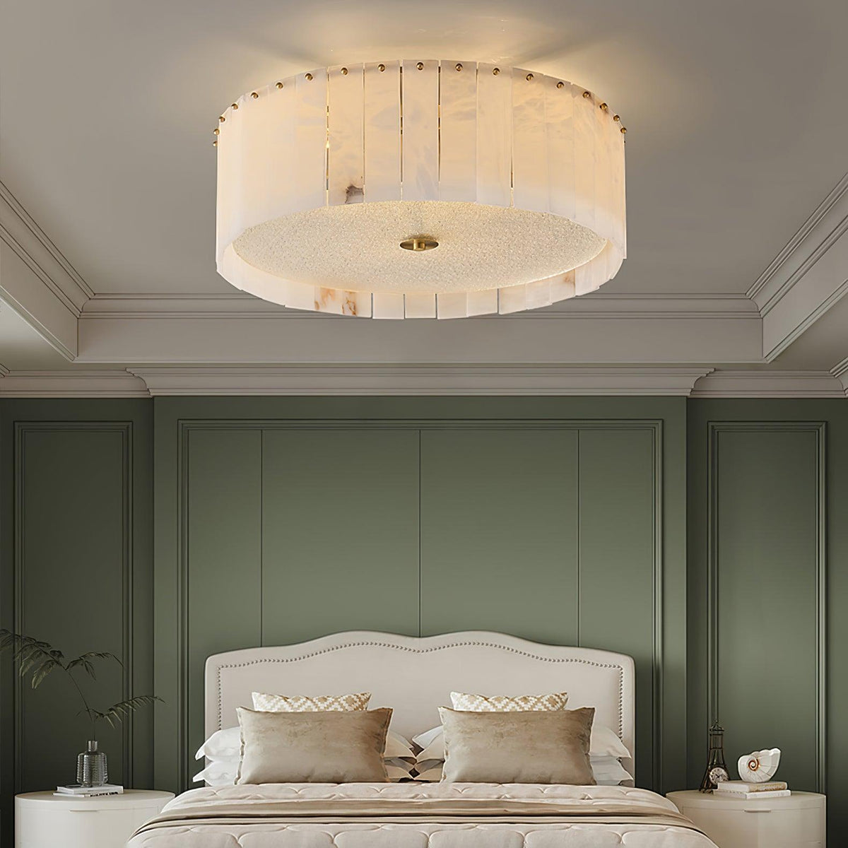 Elysian Alabaster Ceiling Lamp - Zelno Lighting