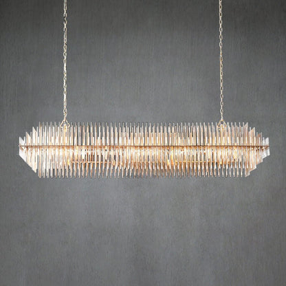 Emila Rectangular Chandelier - Zelno Lighting