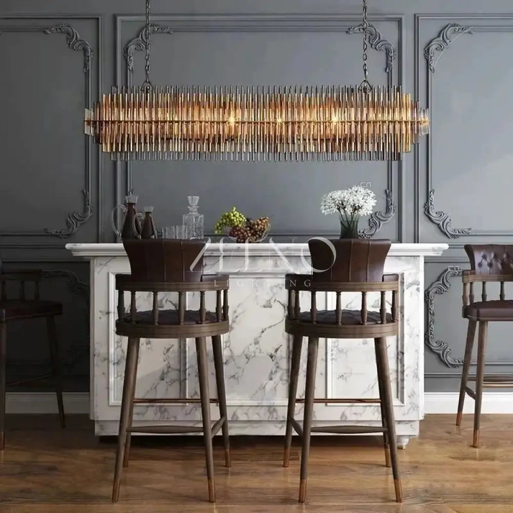 Emily Rectangular Chandelier - Zelno