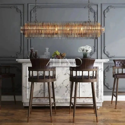 Emily Rectangular Chandelier - Zelno