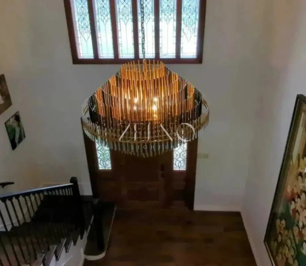 Emily Round Chandelier 24", 32", 42" - Zelno