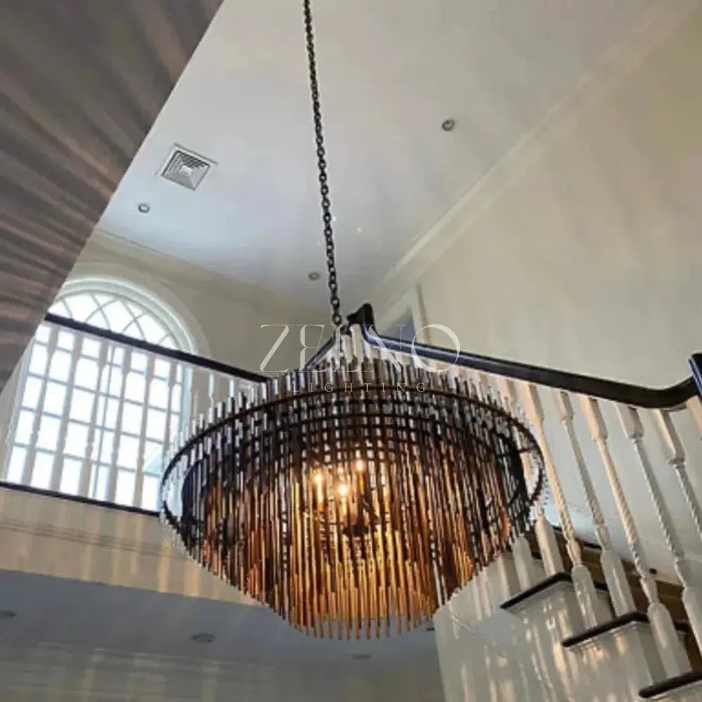 Emily Round Chandelier 24", 32", 42" - Zelno