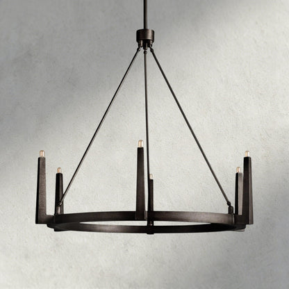 Emmet Round Chandelier 42", 54" - Zelno