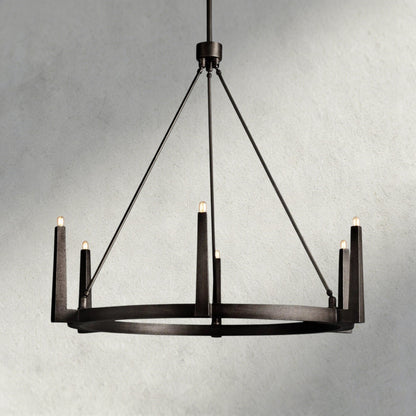 Emmet Round Chandelier 42", 54" - Zelno
