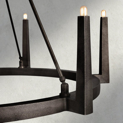 Emmet Round Chandelier 42", 54" - Zelno