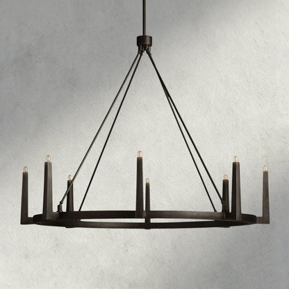 Emmet Round Chandelier 42", 54" - Zelno