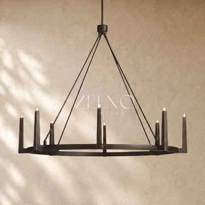 Emmette Round Chandelier - Zelno