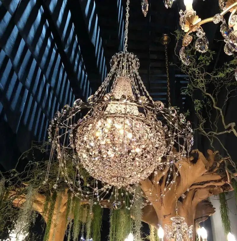 Empire Crystal Chandelier 22“/40“/52” - Zelno Lighting