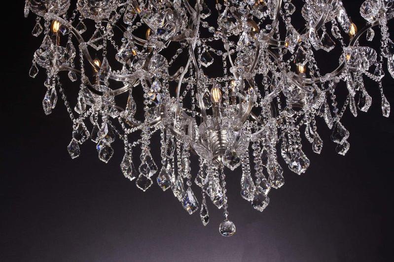 Empire Maria Theresa Crystal Chandelier 60” /50-LIGHT - Zelno Lighting