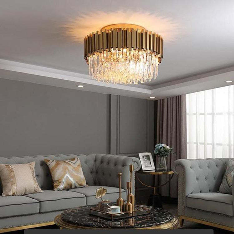 Enoch Flush Mount Chandelier - Zelno Lighting
