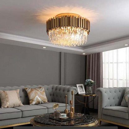 Enoch Flush Mount Chandelier - Zelno Lighting