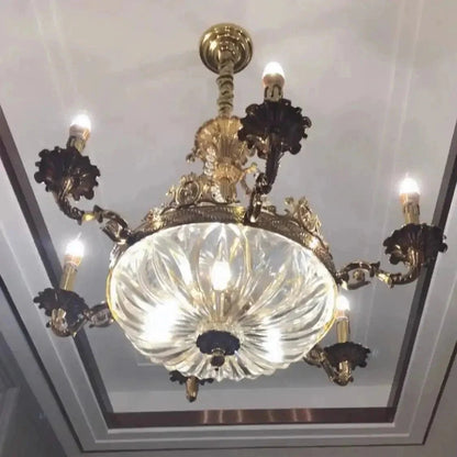 European Style Luxury Crystal Pendant Candle Chandelier for Living Room/Foyer/Entrys/Hallwayr - Zelno Lighting