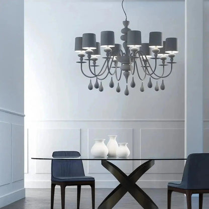 Eva Modern Chandelier 4 Sizes - Zelno Lighting