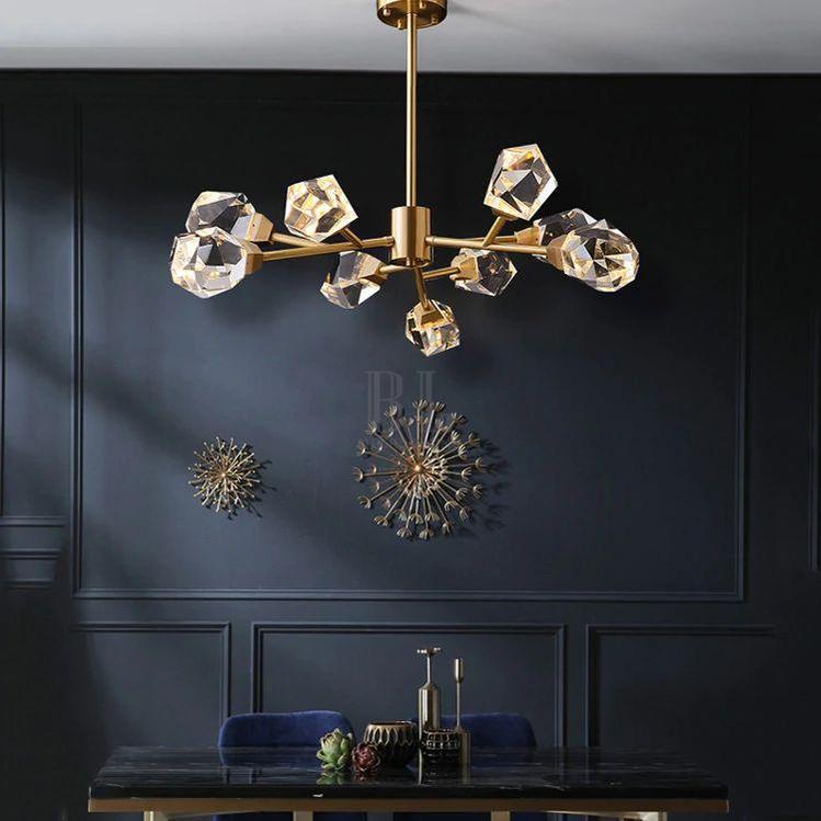 Eve Crystal Modern Chandelier - Zelno Lighting
