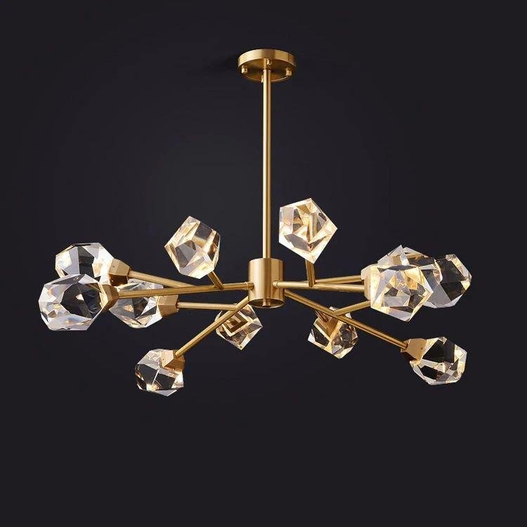 Eve Crystal Modern Chandelier - Zelno Lighting