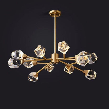 Eve Crystal Modern Chandelier - Zelno Lighting