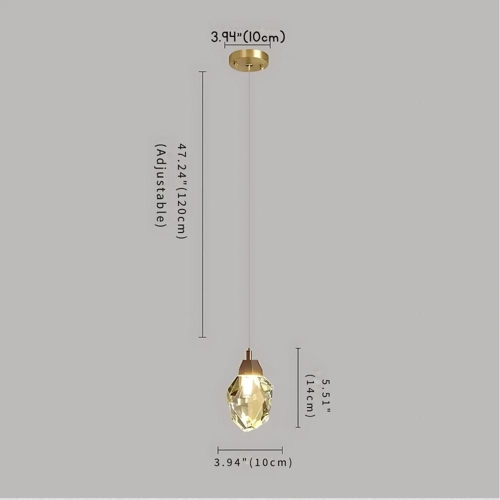 Eve Modern Crystal Chandelier for Staircase - Zelno Lighting