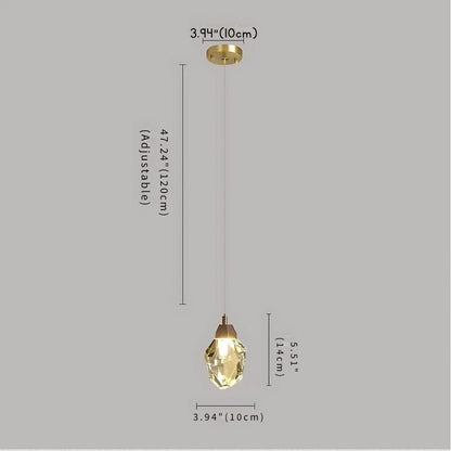 Eve Modern Crystal Chandelier for Staircase - Zelno Lighting