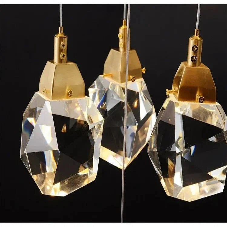 Eve Modern Crystal Chandelier for Staircase - Zelno Lighting
