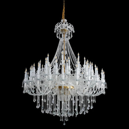 Extra Large Classic Traditional Crystal Chandelier 60/72/90 Lights for Showroom, Foyer , Wedding Hall - Zelno Lighting