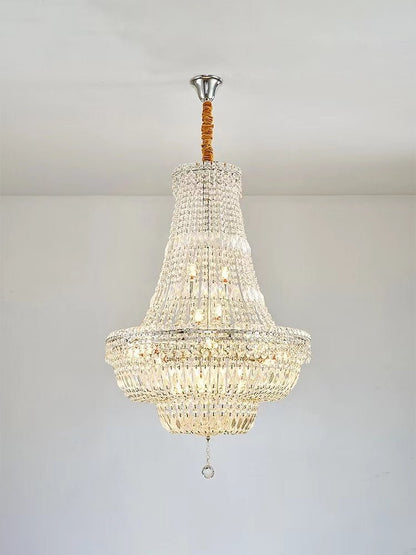 Extra Large Multi-layer Modern Light Luxury Crystal Chandelier for Living / Dining Room / Villa - Zelno Lighting