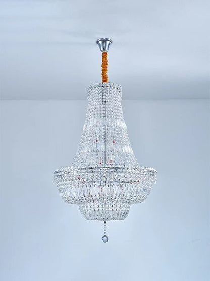Extra Large Multi-layer Modern Light Luxury Crystal Chandelier for Living / Dining Room / Villa - Zelno Lighting