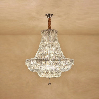 Extra Large Multi-layer Modern Light Luxury Crystal Chandelier for Living / Dining Room / Villa - Zelno Lighting