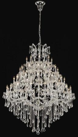 Extra Large Multi-tiered Candle Light Crystal Chandelier for Hotel/Restaurant - Zelno Lighting