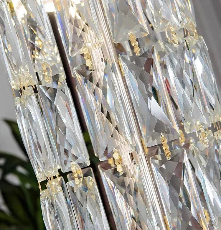 Extra Large Multi-tiered Empire Conical Funnel Crystal Chandelier for Big Hallway/Foyer/Staircase - Zelno Lighting