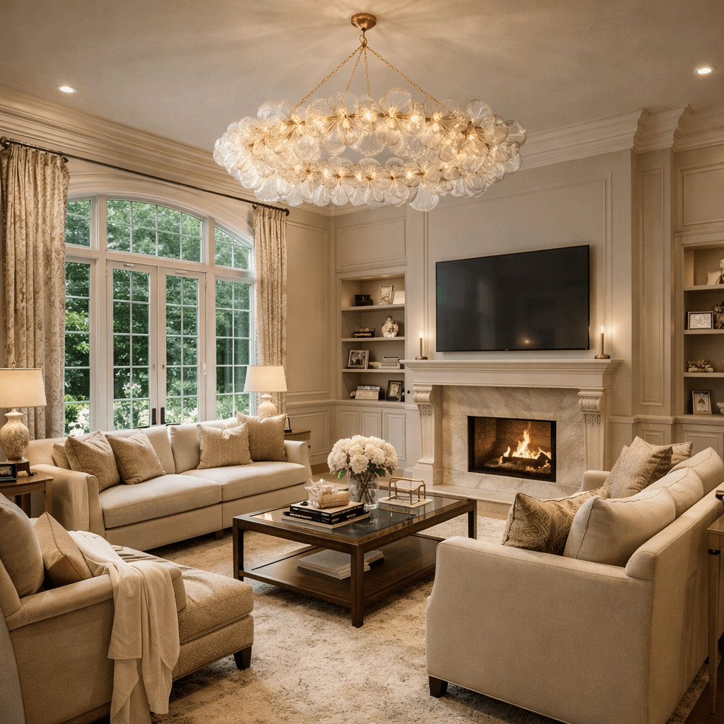 Falia Ring Chandelier - Zelno Lighting