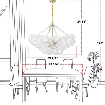 Falia Ring Chandelier - Zelno Lighting