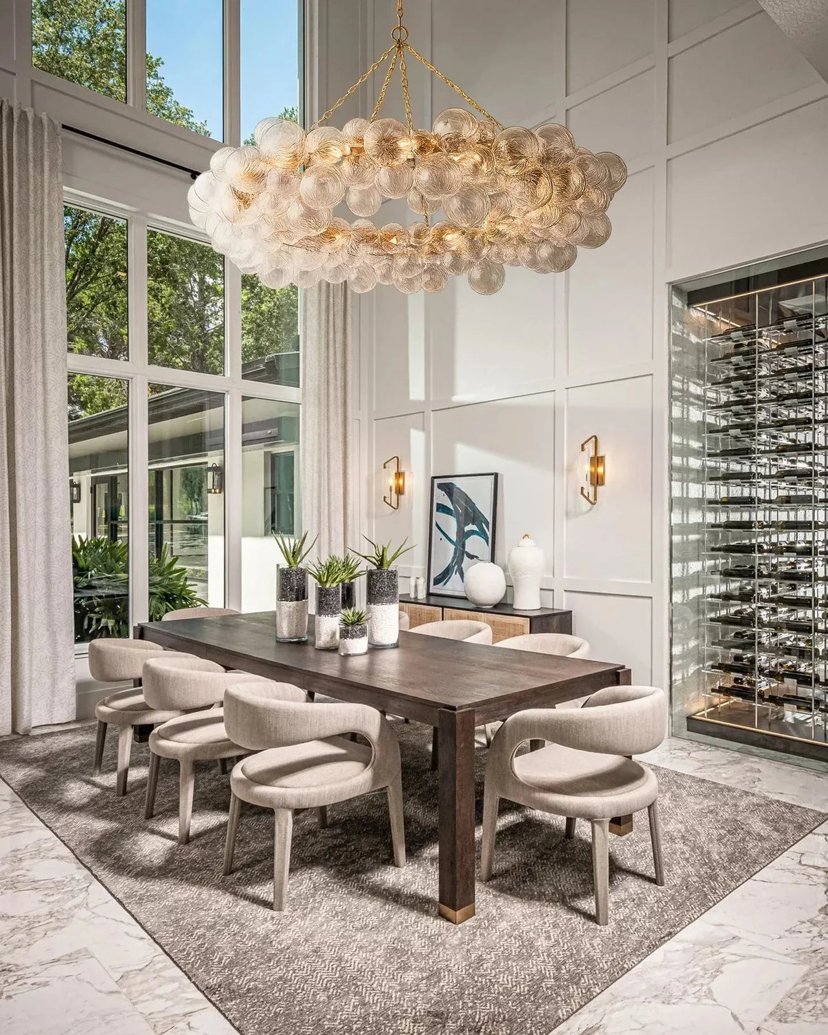 Falia Ring Chandelier - Zelno Lighting