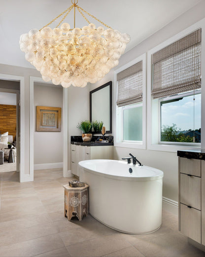 Falia Round Chandelier - Zelno Lighting