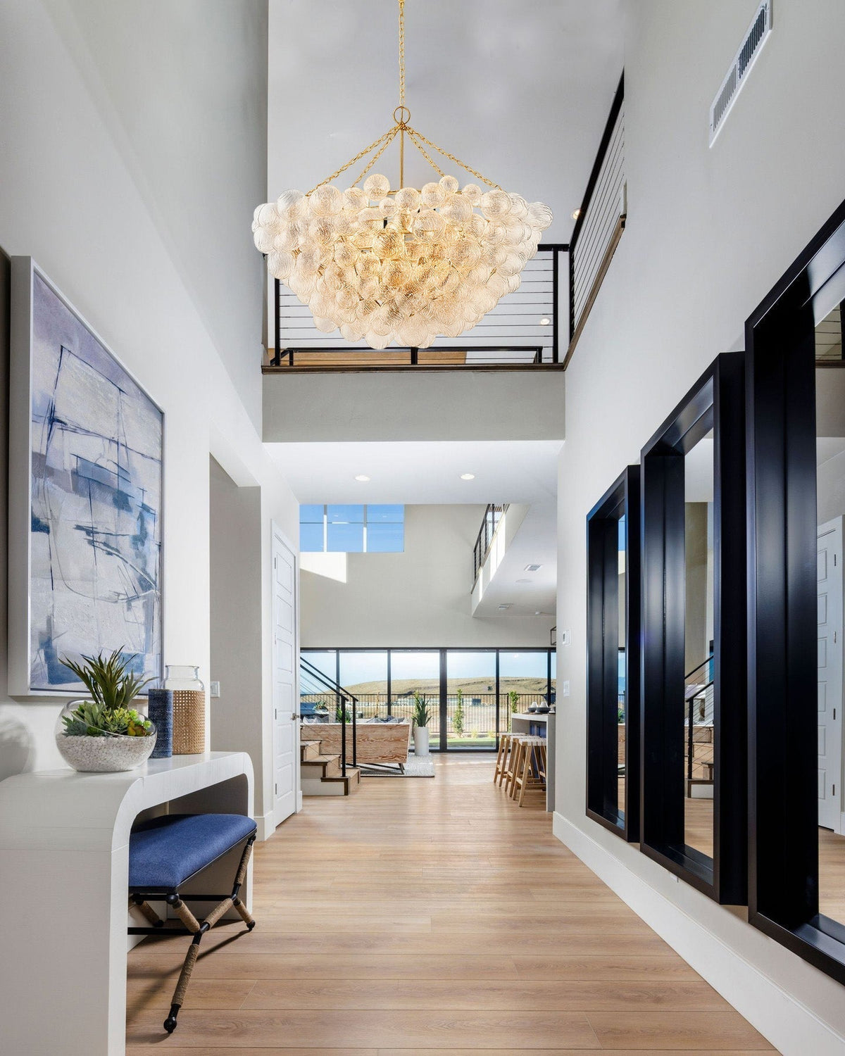 Falia Round Chandelier - Zelno Lighting