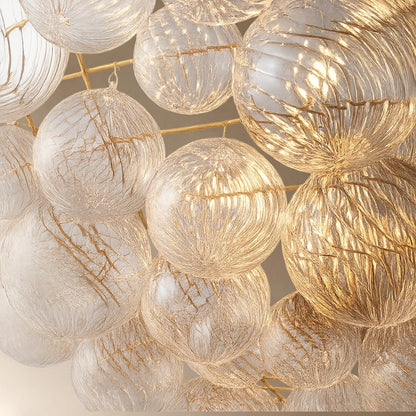 Falia Round Chandelier - Zelno Lighting