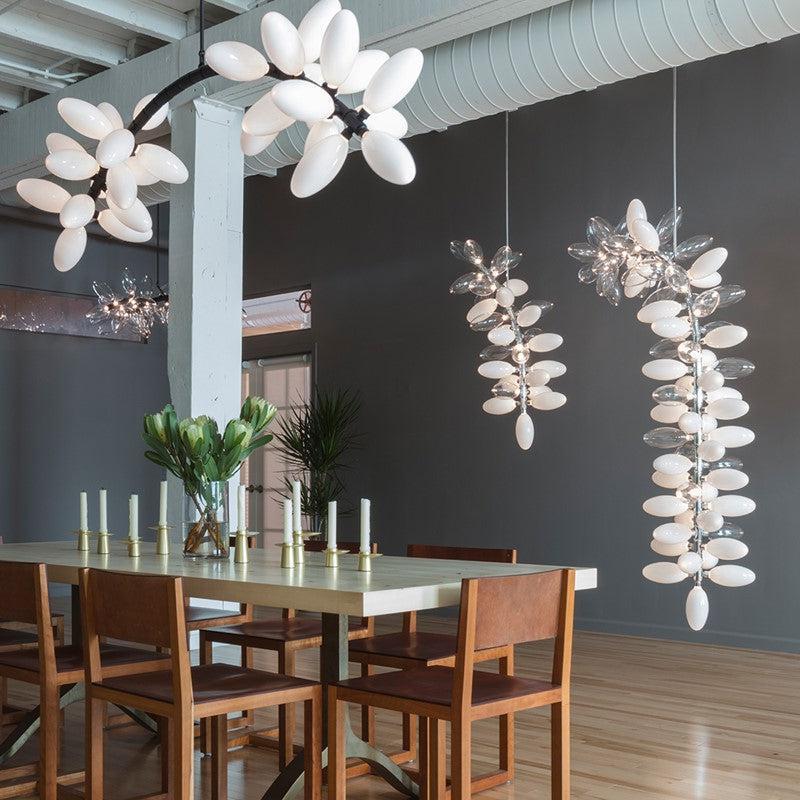Fashion Grape Artistic Linear Chandelier - Zelno Lighting