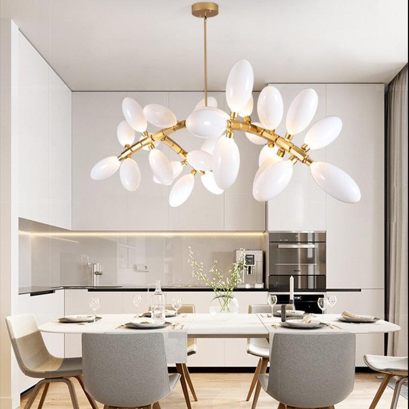 Fashion Grape Linear Chandelier 57" L - Zelno Lighting