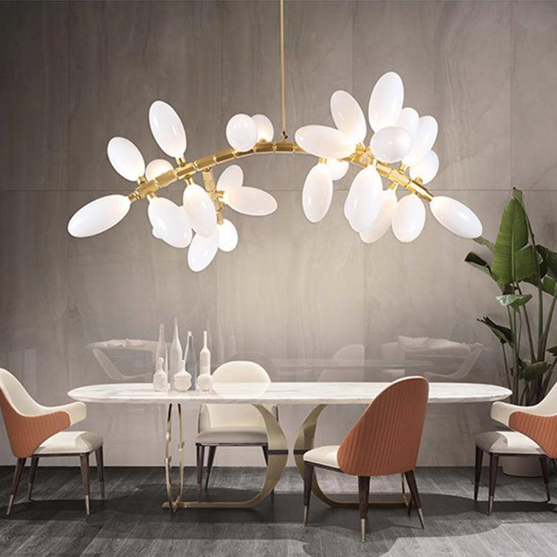 Fashion Grape Linear Chandelier 57" L - Zelno Lighting