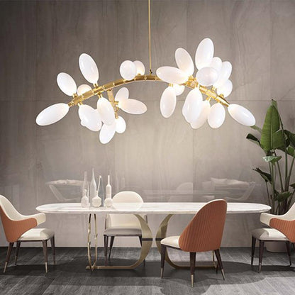 Fashion Grape Linear Chandelier 57" L - Zelno Lighting