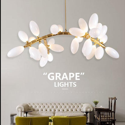 Fashion Grape Linear Chandelier 57" L - Zelno Lighting