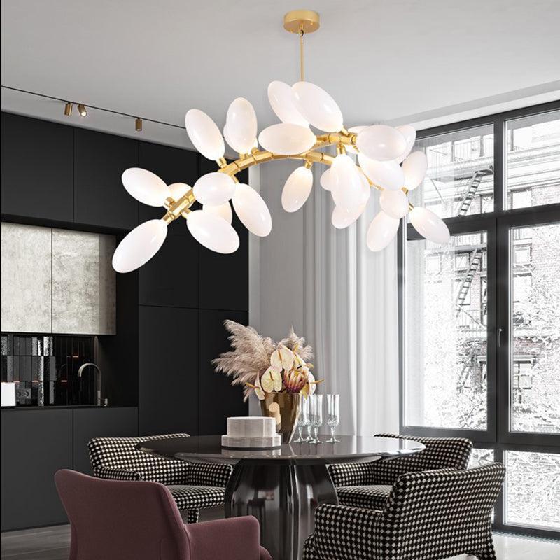 Fashion Grape Linear Chandelier 57" L - Zelno Lighting