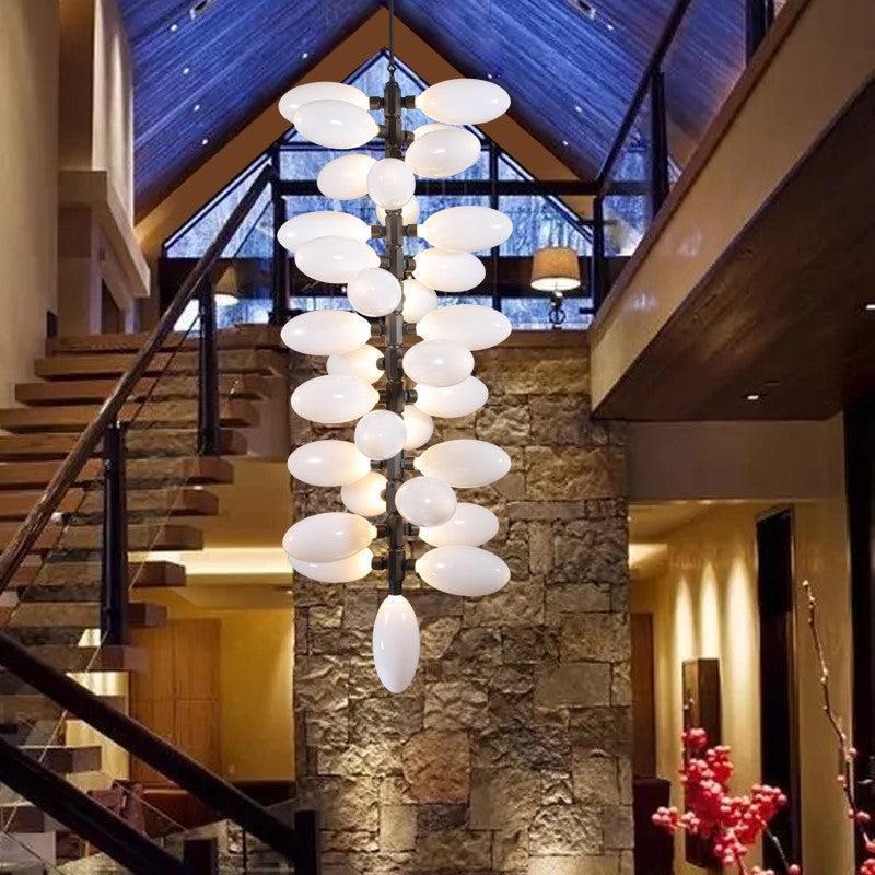 Fashion Vertical Long Grape Chandelier - Zelno Lighting