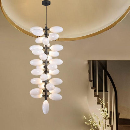Fashion Vertical Long Grape Chandelier - Zelno Lighting