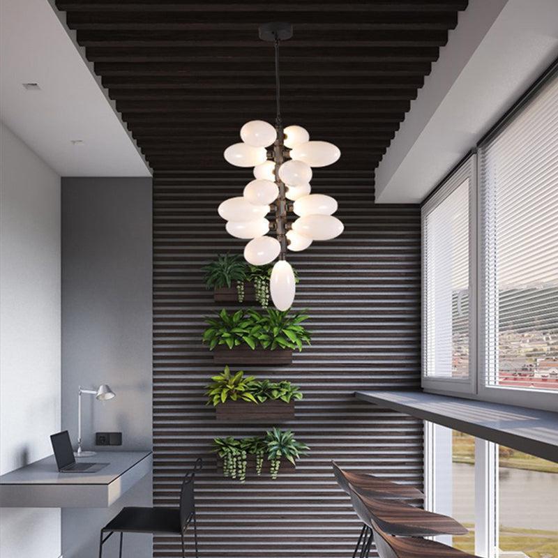 Fashion Vertical Long Grape Chandelier - Zelno Lighting