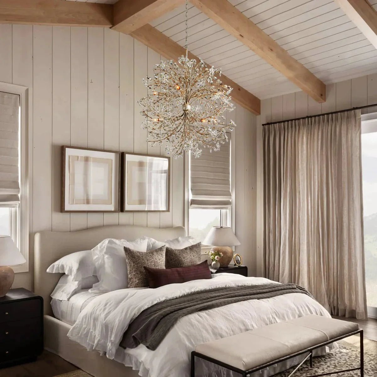 Fiore 8-Light Round Chandelier 35" - Zelno