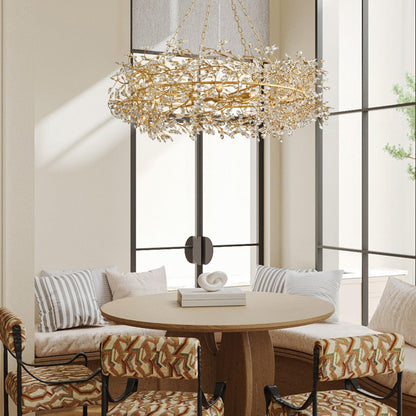 Fiore Crown Chandelier 39" 48" 60" - Zelno