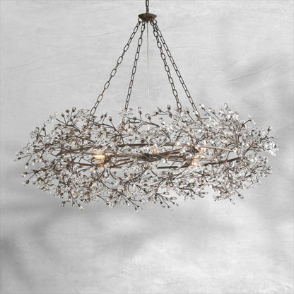 Fiore Crown Chandelier 39" 48" 60" - Zelno