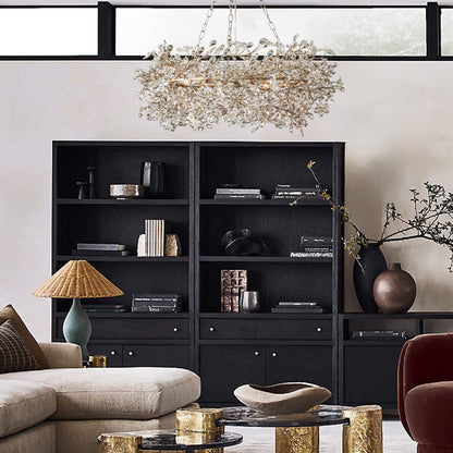 Fiore Crown Chandelier 39" 48" 60" - Zelno